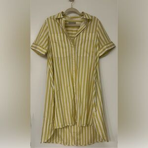 Everlane Yellow Striped Dress